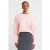 Dames Effen Crew Neck Geribbelde Trui