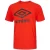 Umbro Groot Logo Heren Rood T-Shirt