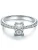 Trilani Ring  zilver / transparant
