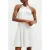 French Connection Mari Knit Lace Mix Dress White