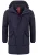 INDICODE JEANS Winterjas ‘Dexter’  navy / zwart