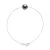 Convict Chain Bracelet Tahitian Pearl Ronde 8-9 mm 925