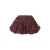 NAME IT MINI korte tule rok met ruches – roodbruin