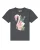 watabout.kids Shirt ‘Flamingo Mit Blumen’  antraciet / olijfgroen / oudroze / wit