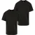 Urban Classics Heren Zwaargewicht Oversized T-shirt (Set van 2) (Zwart/Zwart)