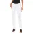 Lange denim broek met gescheurd effect en smalle zomen E014152 vrouw