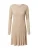 EDITED Jurk ‘Katrin’  beige gemêleerd