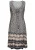 BUFFALO Jurk  beige / bruin / zwart