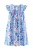 happy girls Jurk  royal blue/koningsblauw / lichtgeel / taupe
