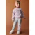 Mango Kids regular fit jeans met strass-steentjes – grijs