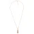 Orphelia Dames 925 Sterling Zilveren Ketting met Hanger – Zilver/Roze ZH-7283