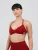 neverover Sport bh ‘Hue Minimal Strappy Bra’  rood