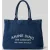 Anine Bing Tote bag in denim-look