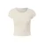 Dames T-shirt met ronde hals van gewafeld piquéjersey QS