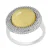 Orphelia Dames 925 Sterling Zilveren Ring – Zilver ZR-6041/2