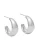 A&C Oslo – Nordic Design Jewellery Oorbellen ‘Steel – Soft Coll’  zilver