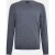 Boss Heren Batisse V Hals Sweater Top (Medium Grijs)