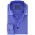 Blauw Ledub overhemd wide collar linnen