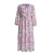 Bloemenlange mouwen jurk dames Mat Fashion