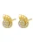 Hey Happiness Oorbellen ‘Nautilus Shine’  goud