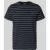 camel active T-shirt met streepmotief en logo