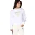 Sweatshirt triangle en dentelle polaire femme Guess