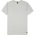 Wahts Woods | Crew Neck T-shirt Grey/white Stripe