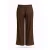 Paprika wide leg regular waist broek bruin