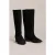 White Stuff Whitney Western Knee High Boot Pure Black
