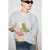 Oversized T-shirt met ronde hals