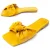 Montevita platte sandalen Palanti2 geel