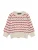 VERO MODA Trui ‘VMLEONOR’  beige / rood