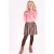 B.Nosy midi jurk met glitters en backprint – roze
