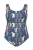 Ulla Popken Badpak  marine / gemengde kleuren