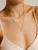 Hey Happiness Ketting ‘Circle Duo’  goud