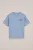 WE Fashion – Jongens T-shirt met print – Oversized – Lichtblauw – Katoen –