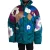 Bloemenprint Pufferjack Oversized Stijl