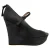 Miu Miu Mary Jane pumps met open neus en sleehak in grijs suède
