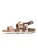 Bayton Sandalen ‘Enyo’  goud / rose-goud
