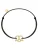 Glanzstücke München Armband  goud / zwart