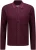 Overshirt Aksvend Needle Rib Bordeaux Rood