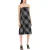 Zwarte Ruit Kilt Stijl Jurk