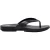 FitFlop Gracie leren platte teenslippers voor dames (Allemaal zwart)