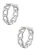 Hey Happiness Oorbellen ‘Chunky Chain’  zilver