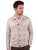 Blue Industry beige overshirt borstzakken
