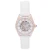 Keizerin Magnolia Automatic MOP Skeleton Dial Leather-Band Watch