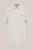 Fundamentals – Heren regular fit polo met structuur met embroidery – Regular fit – Beige – Katoen –