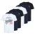 JACK & JONES Shirt  marine / zwart / wit