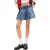 Plissédenim Minirok