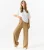 Trekbroek met getextureerde elastische taille